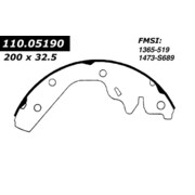 CENTRIC PARTS Centric Brake Shoes, 111.05190 111.05190